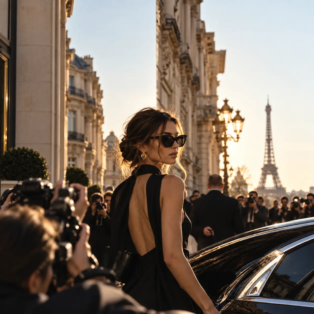 Une créatrice lors d’un événement mode à Paris
